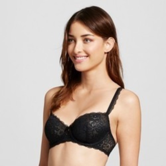 Gilligan & O'Malley Other - Women's Unlined Lace Bra Black 38C  underwire